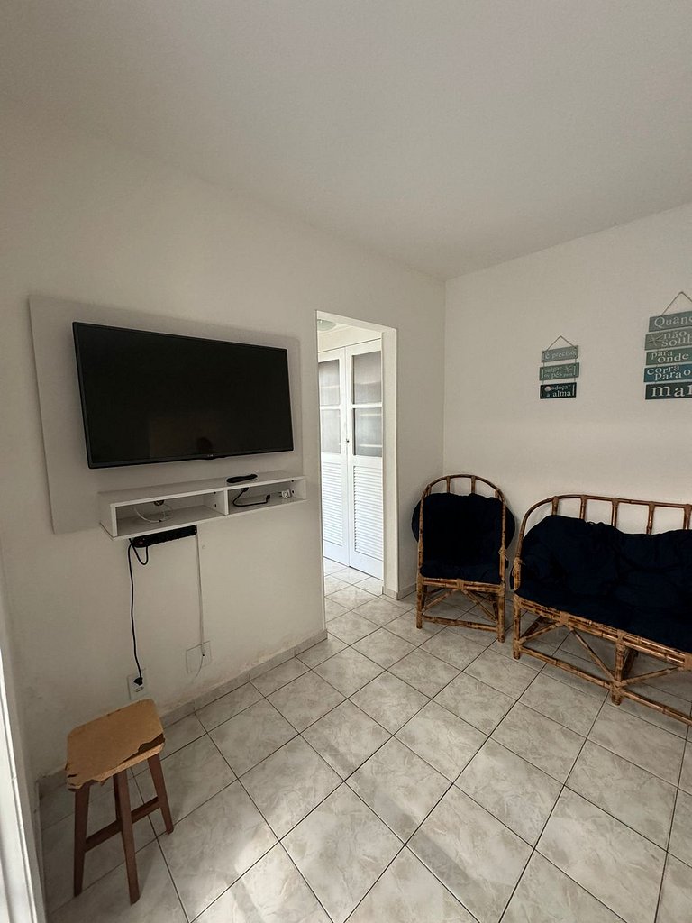 Apartamento 2 quartos - 3 min - Praia do forte