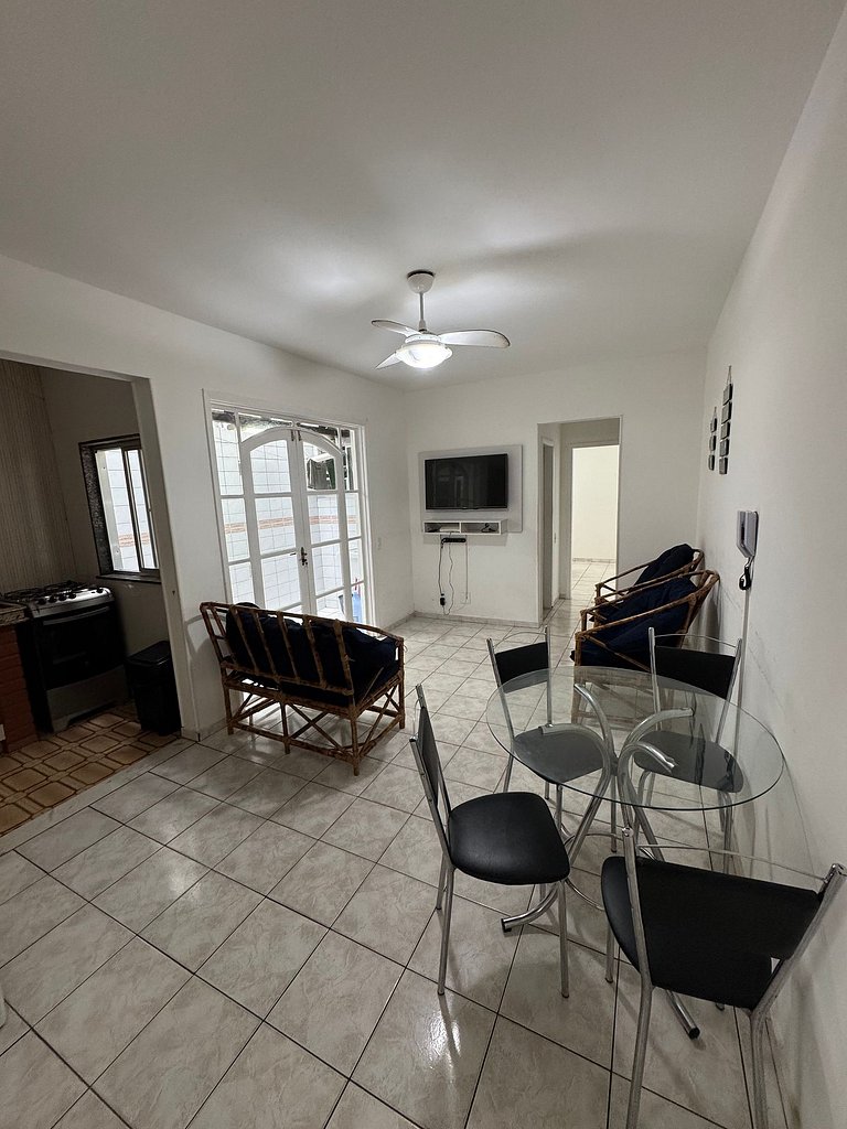 Apartamento 2 quartos - 3 min - Praia do forte