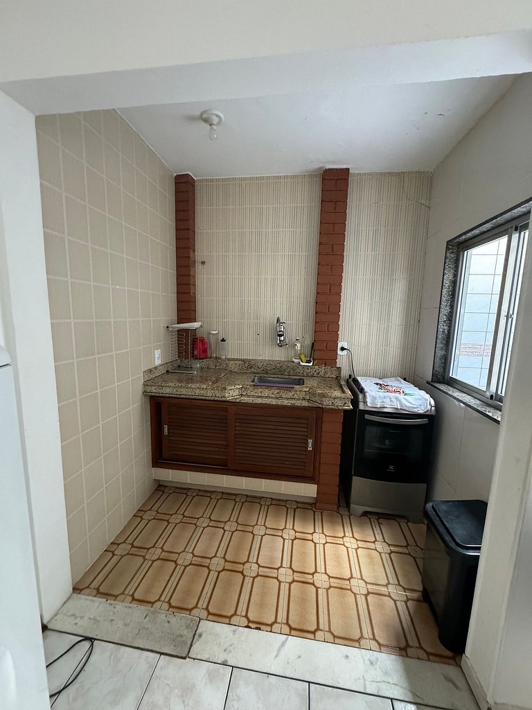 Apartamento 2 quartos - 3 min - Praia do forte