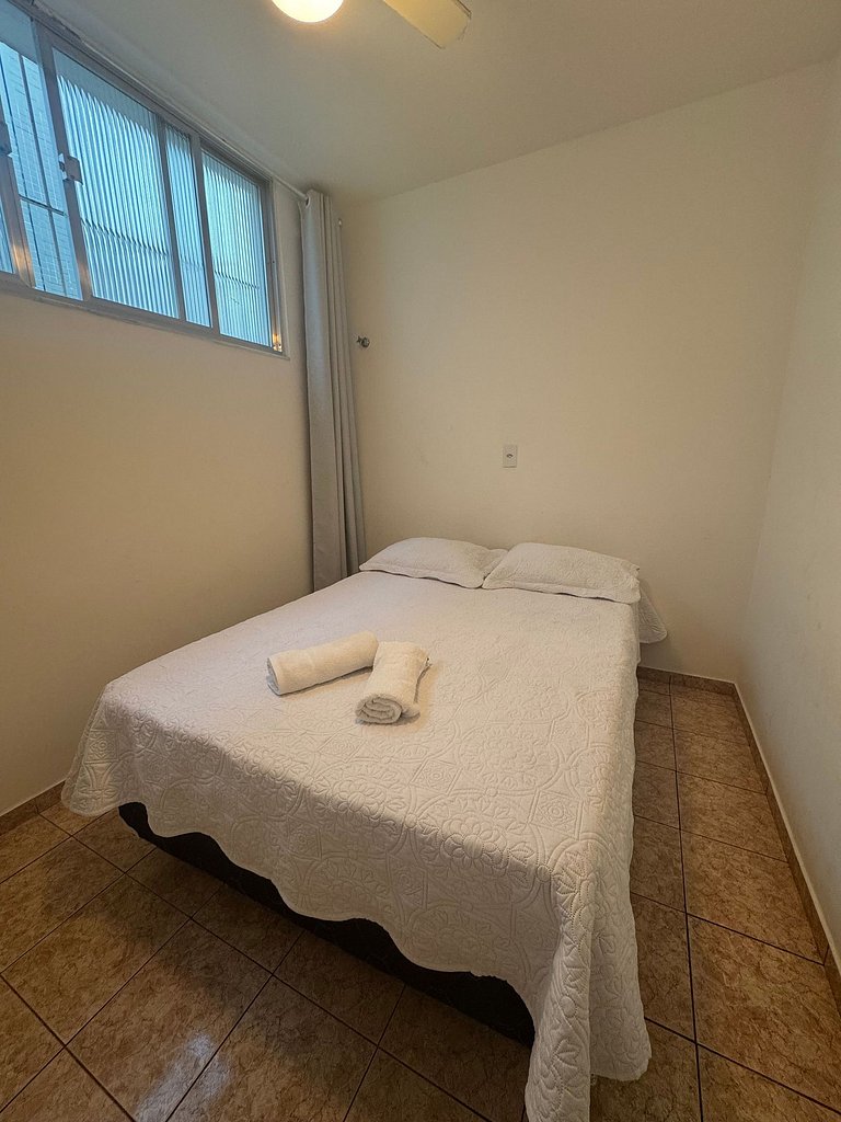 Apartamento 2 quartos - 3 min - Praia do forte