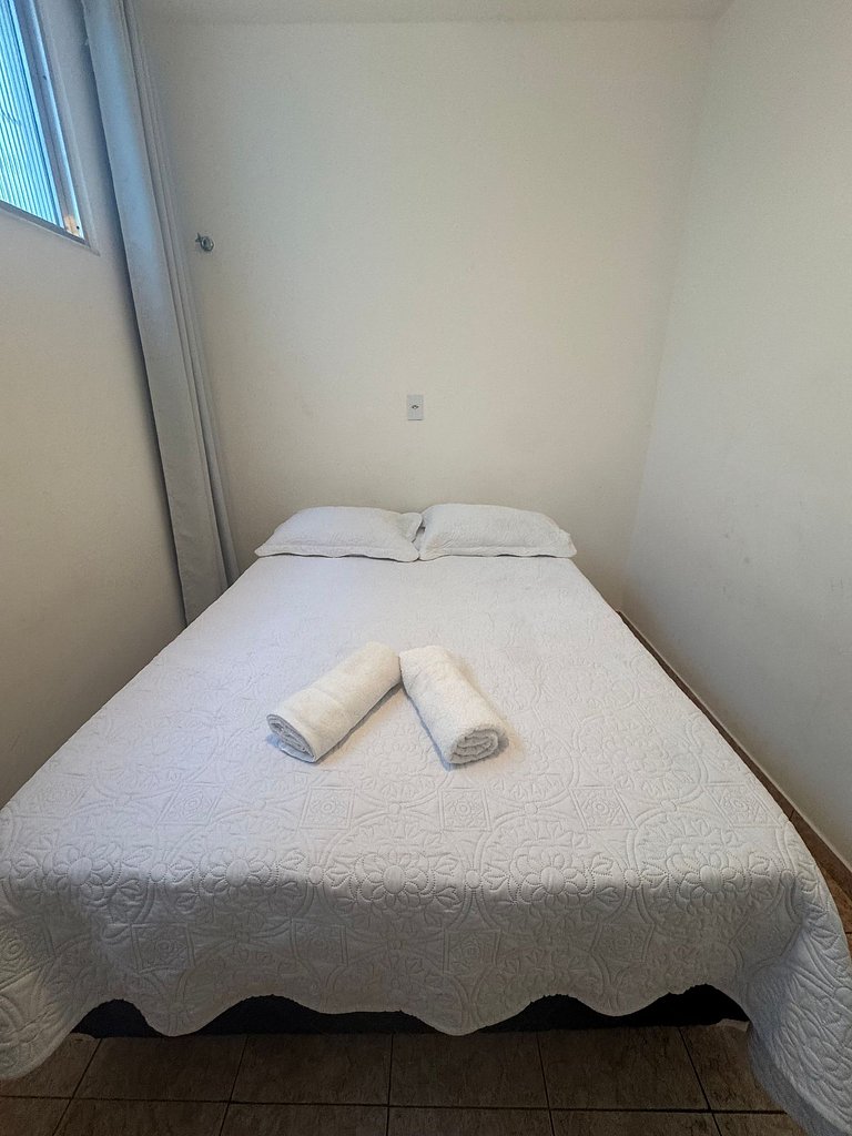 Apartamento 2 quartos - 3 min - Praia do forte