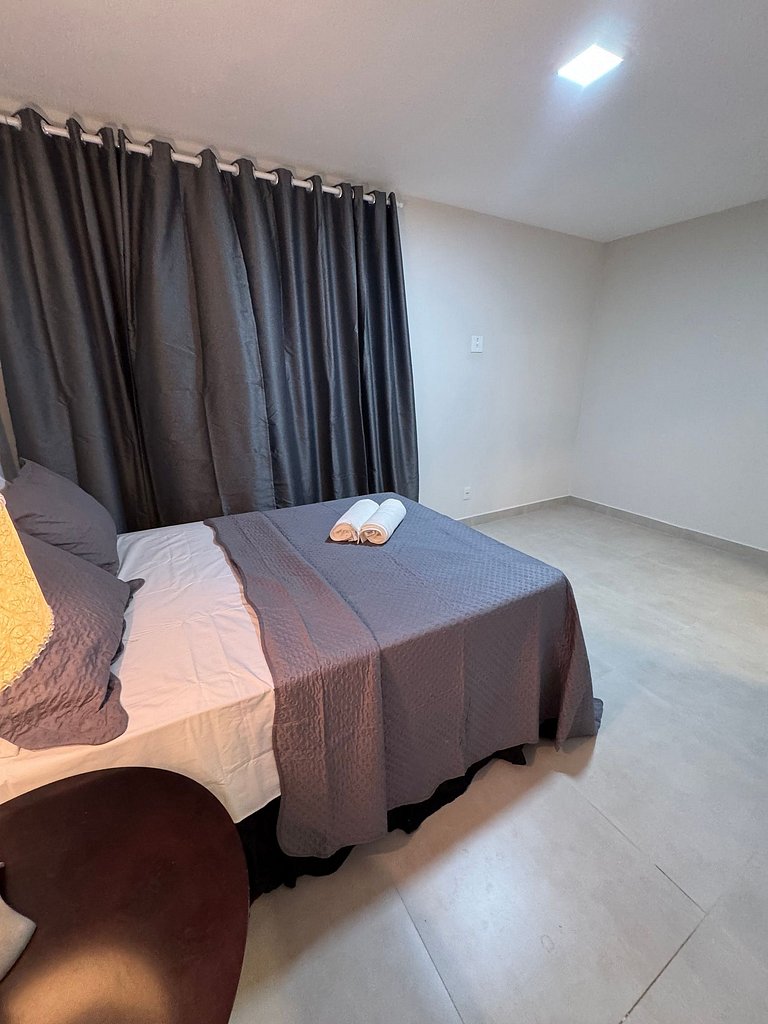 Apartamento 2 quartos - 3 min - Praia do forte