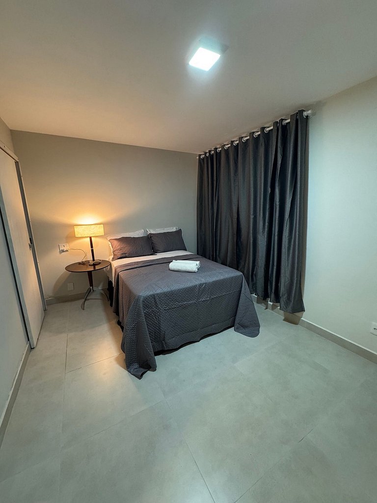 Apartamento 2 quartos - 3 min - Praia do forte